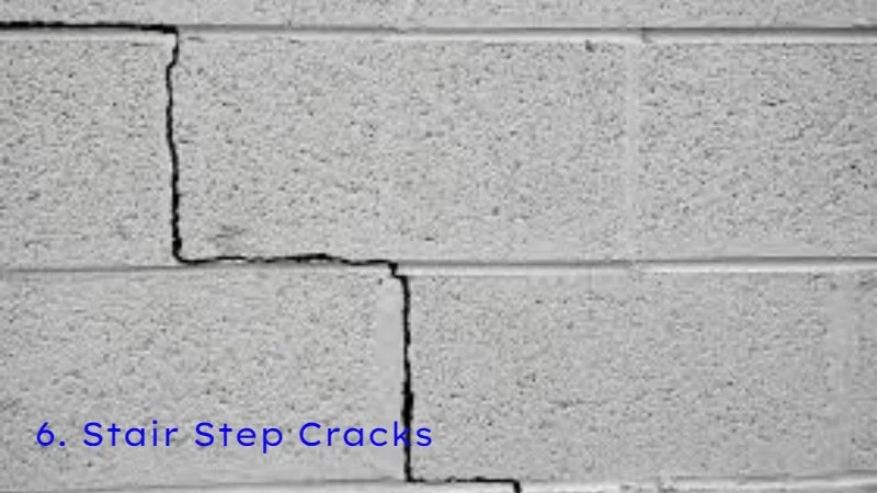 Stair Step Cracks