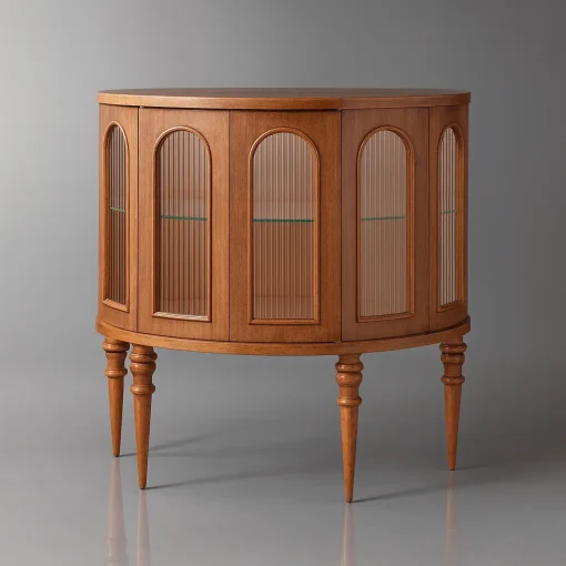 Freestanding Wooden Console Cabinet