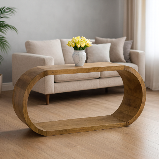 Minimalist Wooden Entry Console Table - Image 3