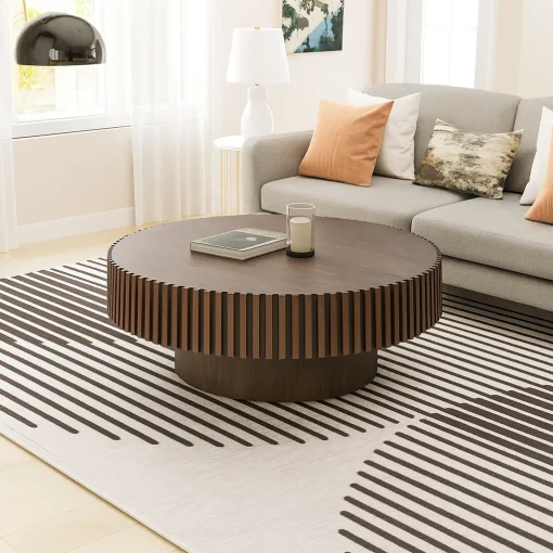 Modern Round Coffee Table For Living Room - Image 2