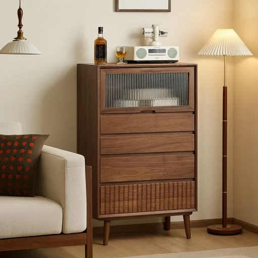 Modern Storage Cabinet With Drawers - Image 3