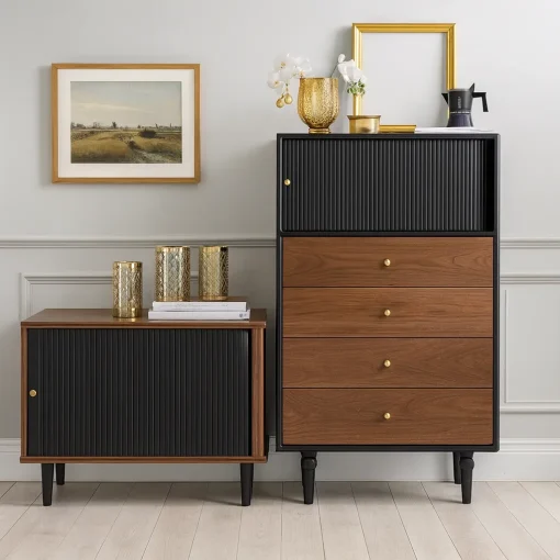 Modern Storage Cabinet with Drawers For Living Room - Image 4