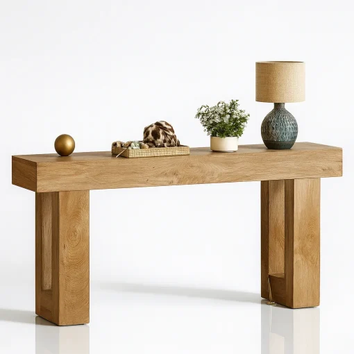 Modern Wooden Console Table For Hallway