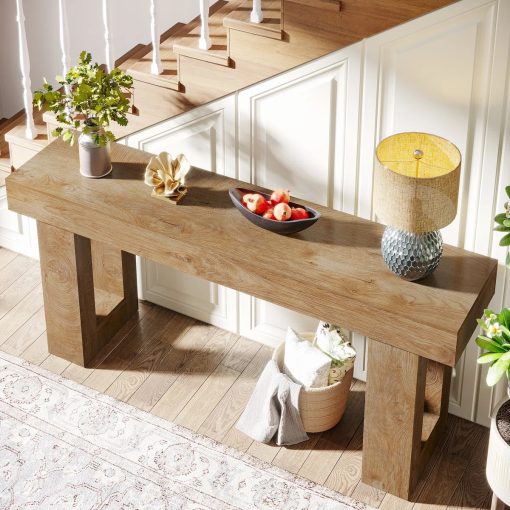 Modern Wooden Console Table For Hallway - Image 2