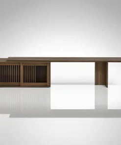 Modern Wooden TV Cabinet With Sliding Door