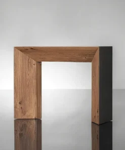 Nordic Wooden Console Table With Rectangular Design