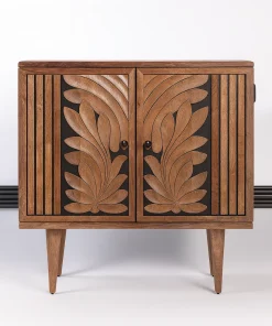 Rustic Two Door Accent Cabinet For Living Room